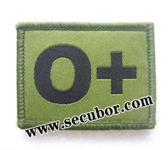 Blood Velcro Badges Military, PBV011