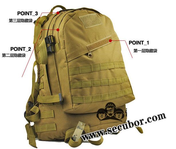 Military Camo Backpack Rucksack Factory, AAB014