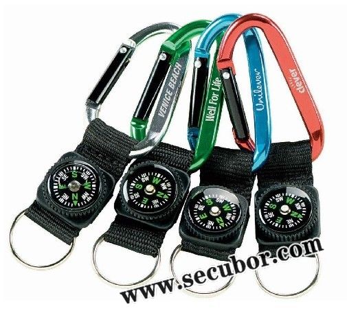 Carabiner Lanyard with Compass, CC003