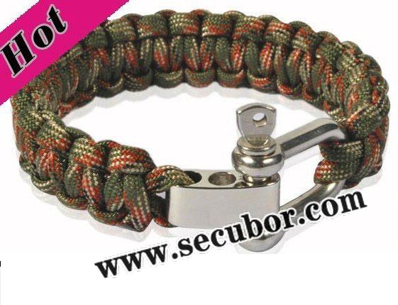 550 Stainless Steel Paracord Bracelets, PBS005