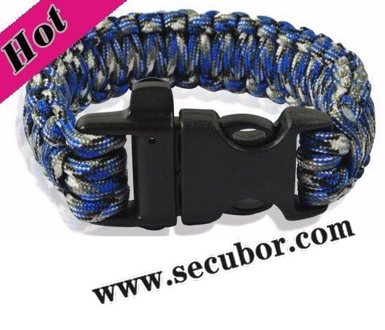 Paracord Bracelet with Whistle, PBW001