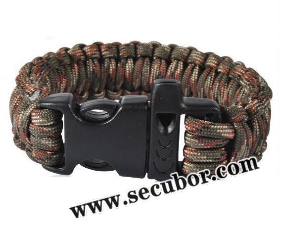 Whistle Paracord Barcelets, PBW002