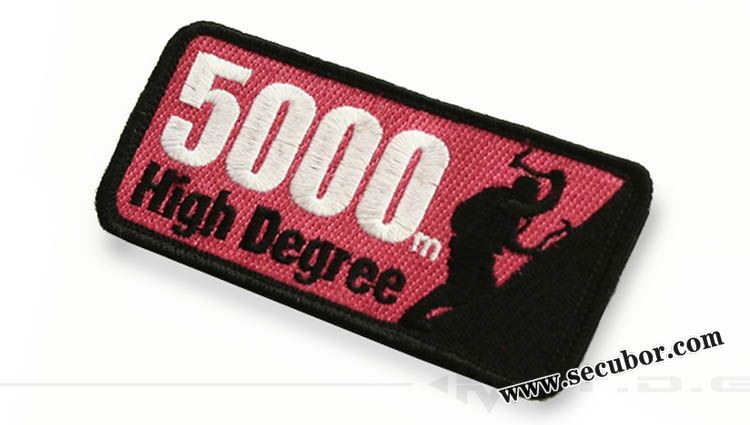 5000 meters degree high Velcro Patch, PBV053