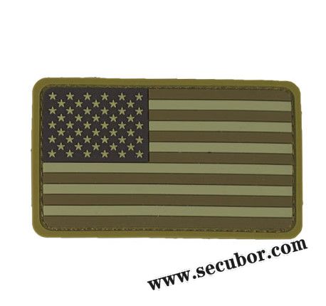 US ARMY FLAG RUBBER PATCH, PBV083