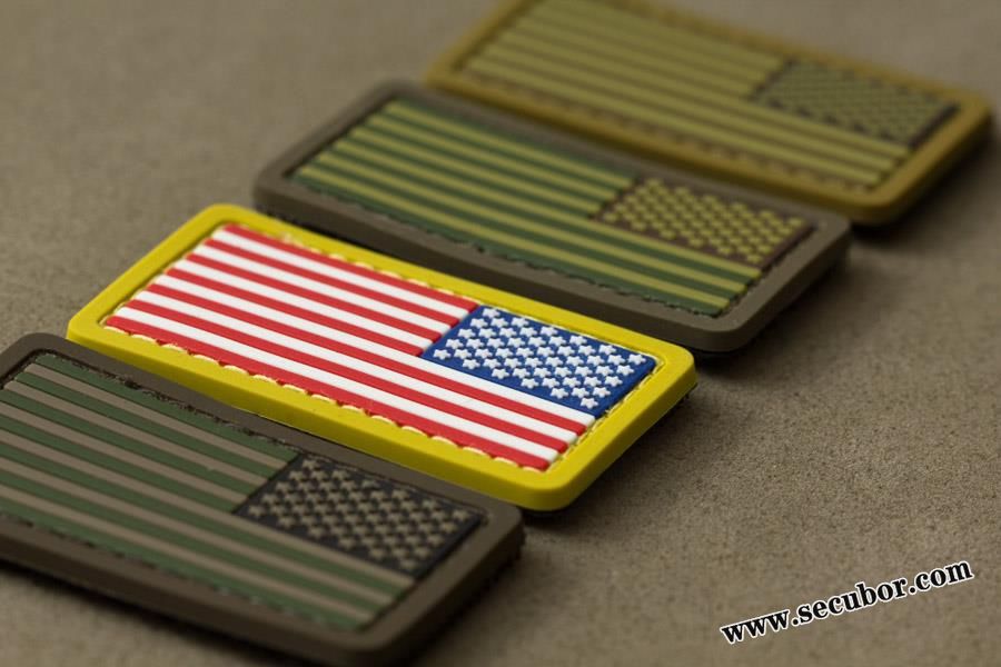 American Flag PVC Patch, PBV084