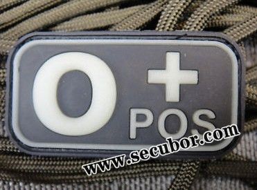 Blood Group  Badge Patch Velcro, PBV043