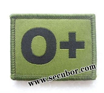 3D soft Rubber Patch velcro backing, PBV047