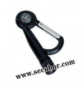 Key carabiner with compass