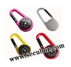 KeyChain Carabiner Hook With Compass