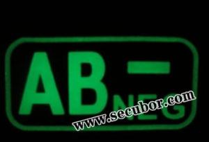 Glow in the dark PVC Rubber Patches