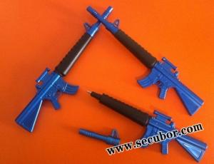 Rifle Shaped Pen Blue